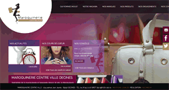 Desktop Screenshot of maroquinerie-decines.com