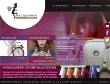 Tablet Screenshot of maroquinerie-decines.com